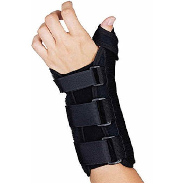 Pre-fabricated wrist splint