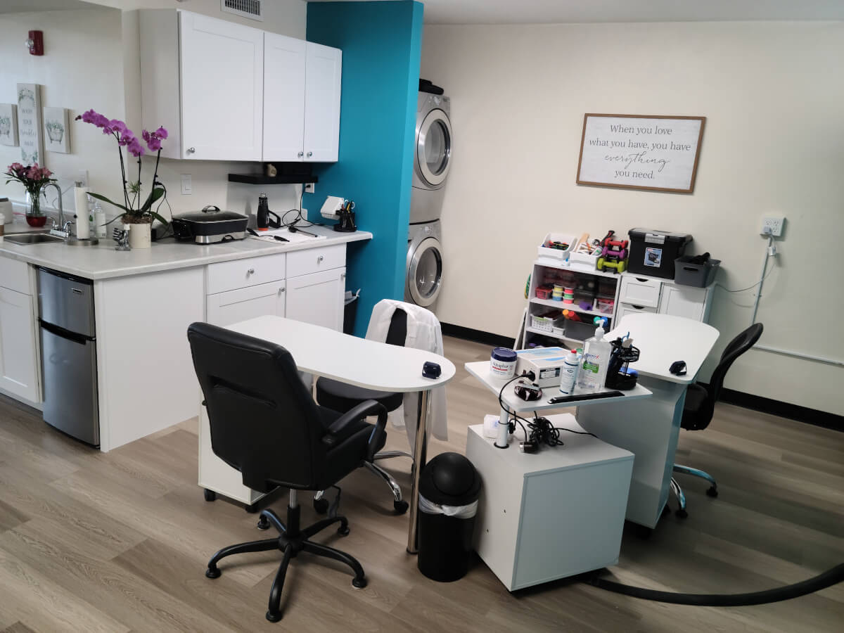 Restored Hope Hand Therapy work area