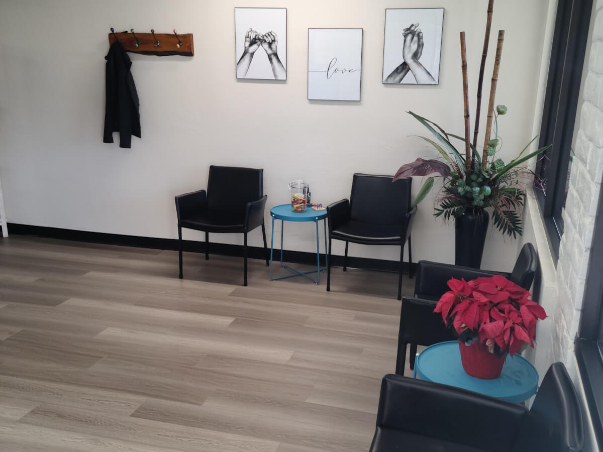 Restored Hope Hand Therapy waiting area